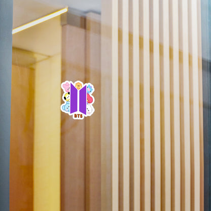 BTS - Baby BT21 Characters & Logo Vinyl Decals, Fun Stickers - Water, UV and Scratch Resistant!