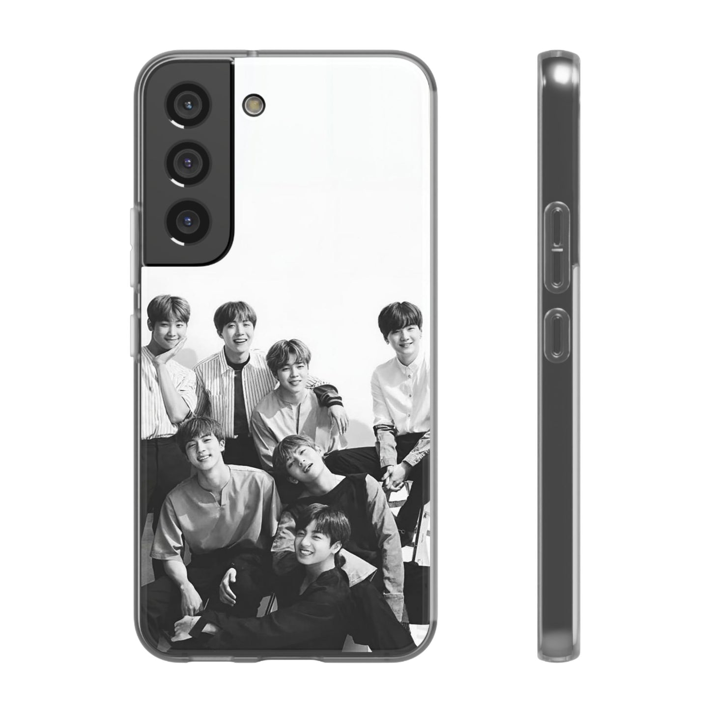 BTS OT7 B/W Cell Phone Case - iPhone, Samsung and Custom Covers -  K-Pop Phone Covers, Gifts for Fans, Stylish Cell Phone Accessories