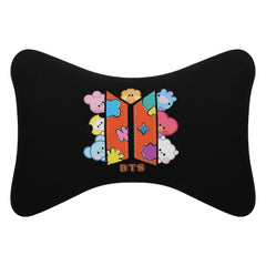 BTS - Baby BT21 Characters & Logo Car Headrest Pillow