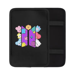 BT21 Character Car Console Armrest Pad Cover – Comfortable, Durable & Stylish