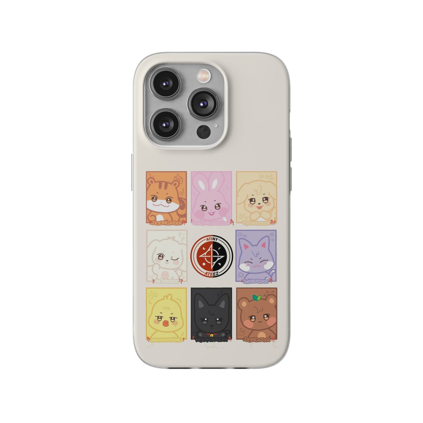 Ateez Atiny Cell Phone Case - iPhone, Samsung and Custom Covers -  K-Pop Phone Covers, Gifts for Carats, SVT Stylish Cell Phone Accessories