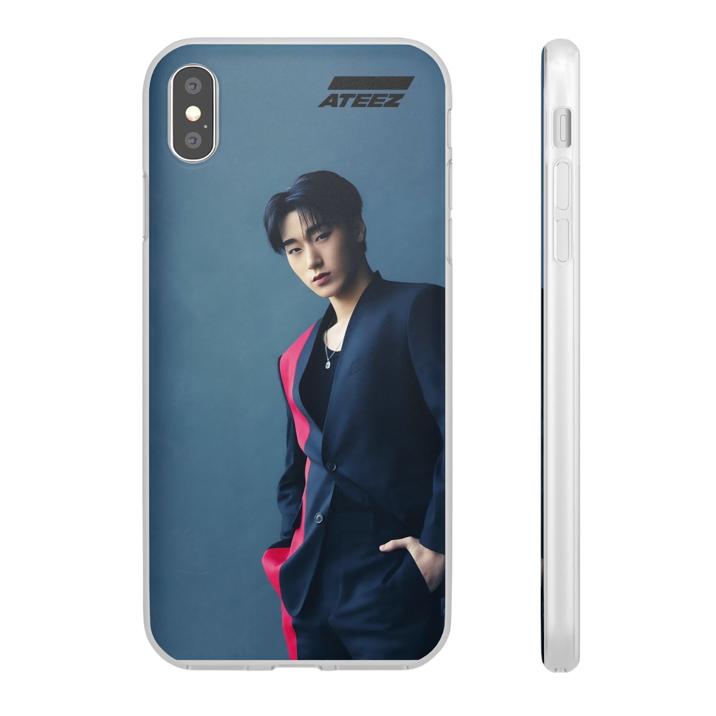 Ateez San Cell Phone Case - iPhone, Samsung and Custom Covers -  K-Pop Phone Covers, Gifts for Carats, SVT Stylish Cell Phone Accessories