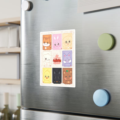Ateez  Aniteez Baby On Board! ATINY Vinyl Decals, Fun Stickers - Water, UV and Scratch Resistant!