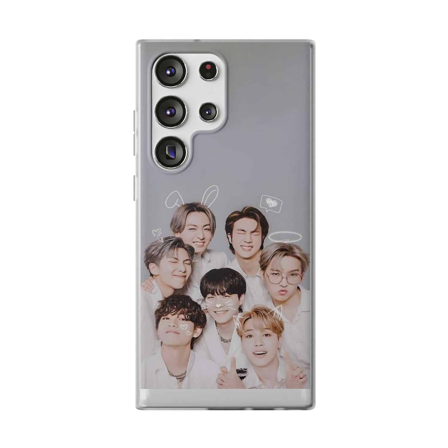 BTS OT7 Cuties Cell Phone Case - iPhone, Samsung and Custom Covers -  K-Pop Phone Covers, Gifts for Fans, Stylish Cell Phone Accessories