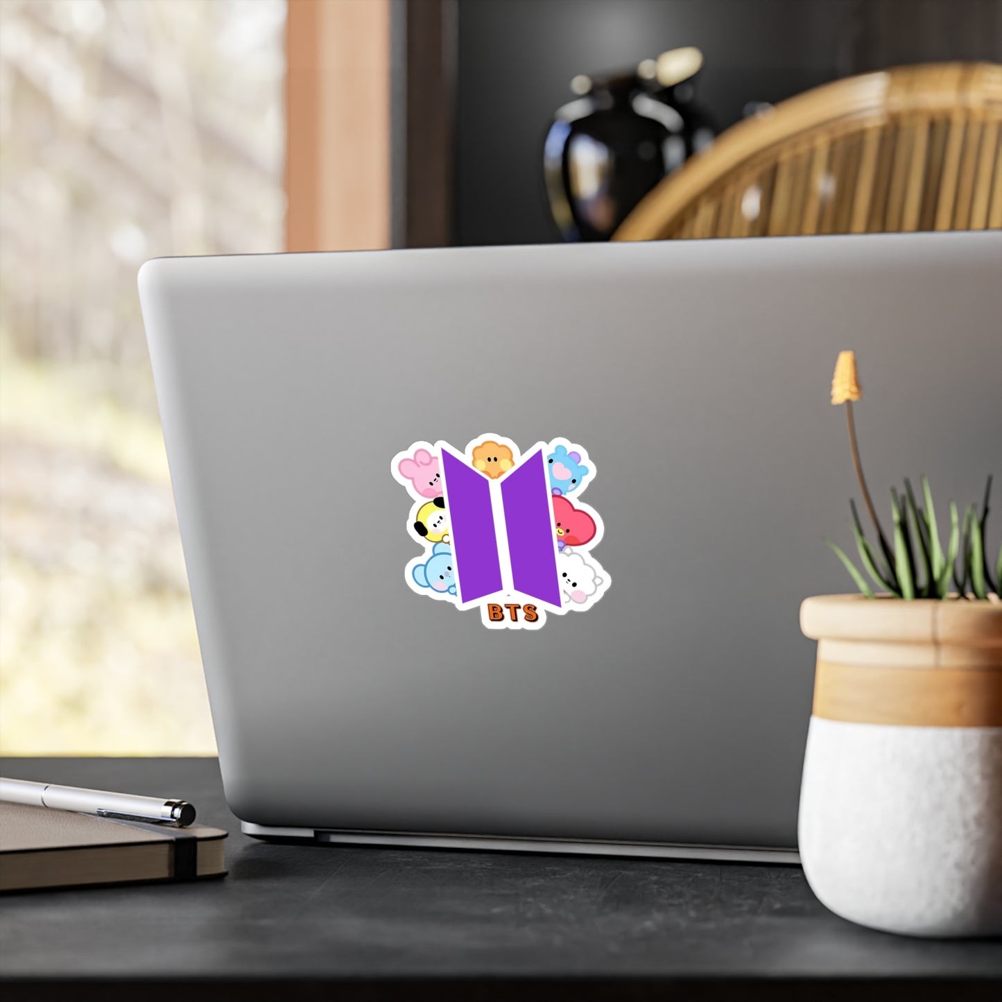 BTS - Baby BT21 Characters & Logo Vinyl Decals, Fun Stickers - Water, UV and Scratch Resistant!