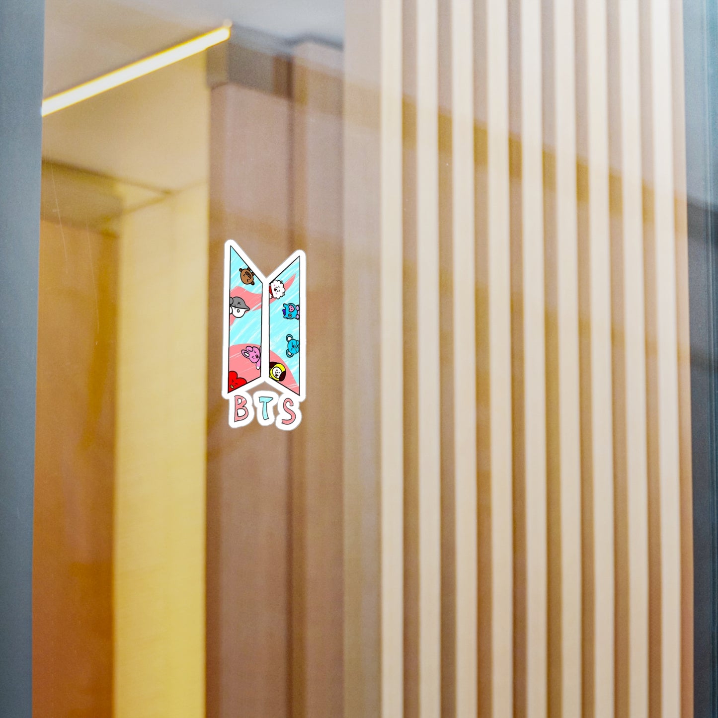 BTS BT21 Colorful Logo Vinyl Decals, Fun Stickers - Water, UV and Scratch Resistant!