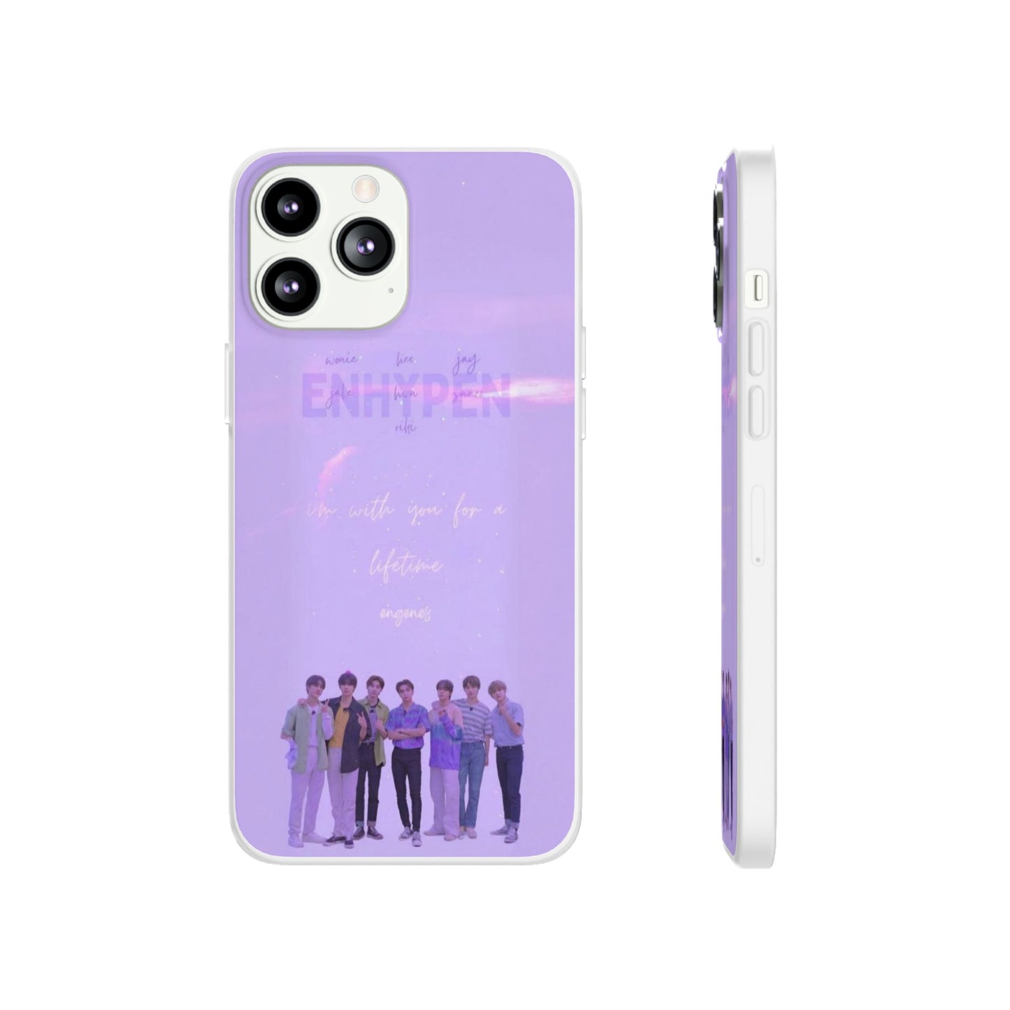 Enhypen Cell Phone Case - iPhone, Samsung and Custom Covers -  K-Pop Phone Covers, Gifts for Fans, Stylish Cell Phone Accessories