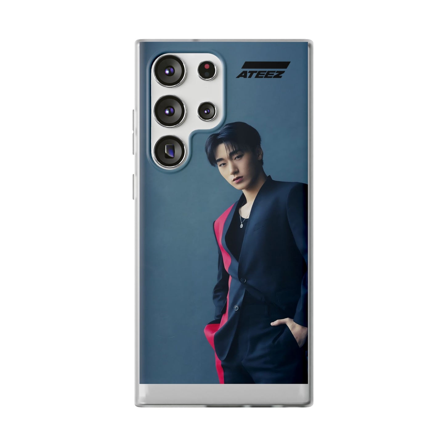 Ateez San Cell Phone Case - iPhone, Samsung and Custom Covers -  K-Pop Phone Covers, Gifts for Carats, SVT Stylish Cell Phone Accessories