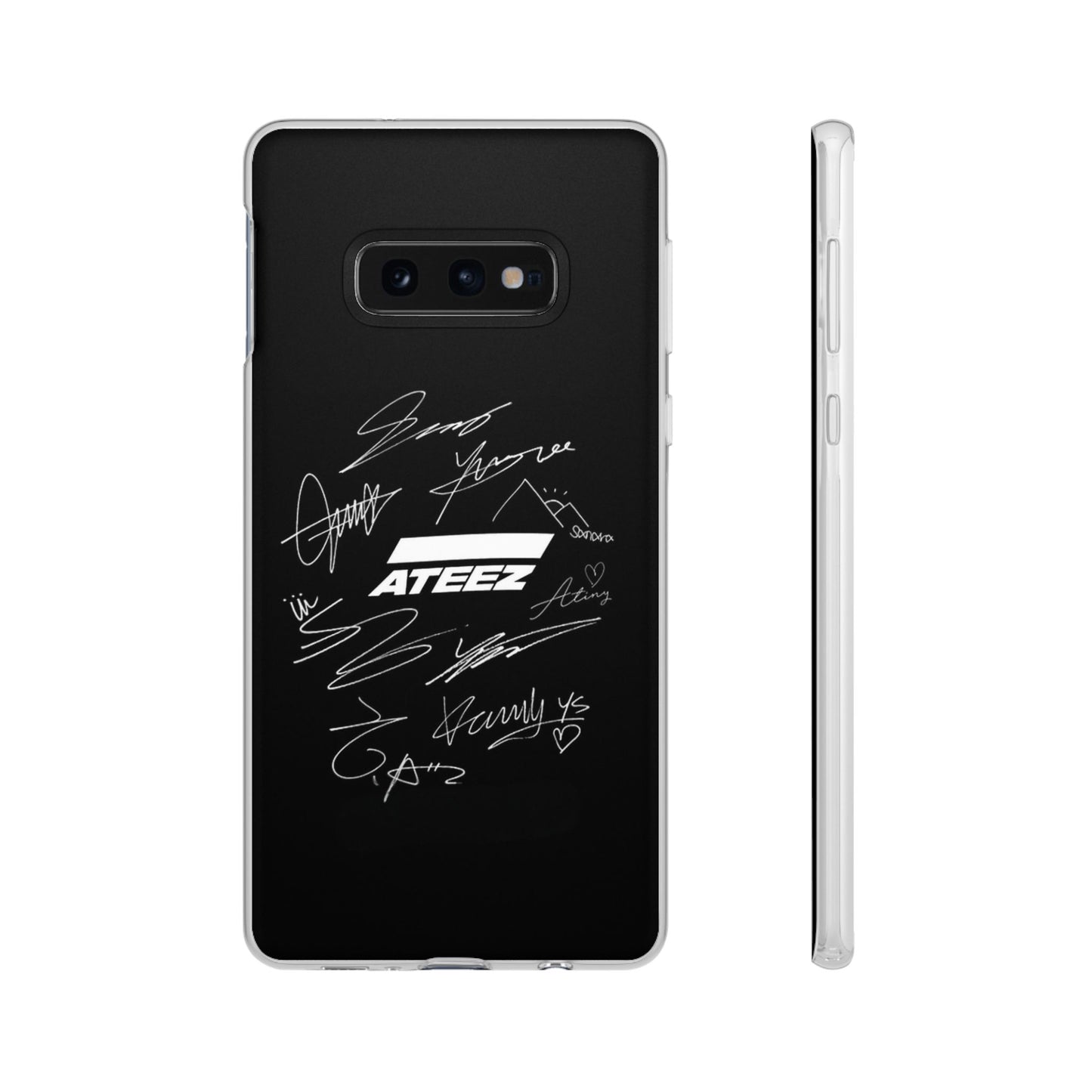 Ateez Logo & Signatures Cell Phone Case - iPhone, Samsung and Custom Covers -  K-Pop Phone Covers, Gifts for Carats, SVT Stylish Cell Phone Accessories