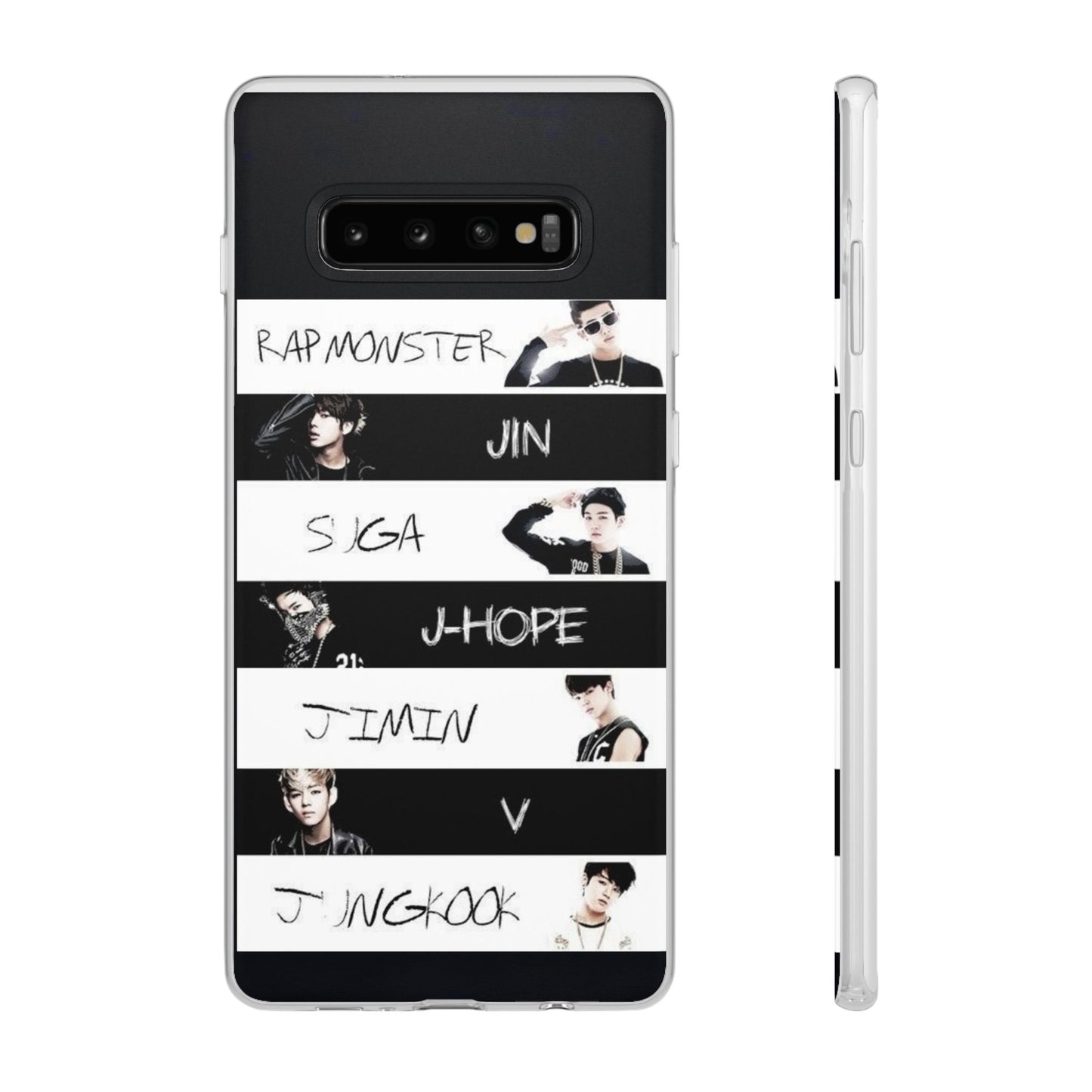 BTS Old School OT7 Cell Phone Case - iPhone, Samsung and Custom Covers -  K-Pop Phone Covers, Gifts for Fans, Stylish Cell Phone Accessories