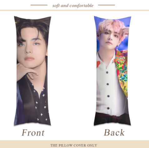 BTS V Body Pillow Case -Immediate shipping! 2 sizes available!