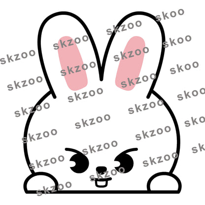 Stray Kids SKZOO Car Window Stickers Decals - WolfChan · Leebit · Dwaekki · Jiniret · HANQOUKKA  · Bbokkari  ·  PuppyM  ·  Foxl.NY