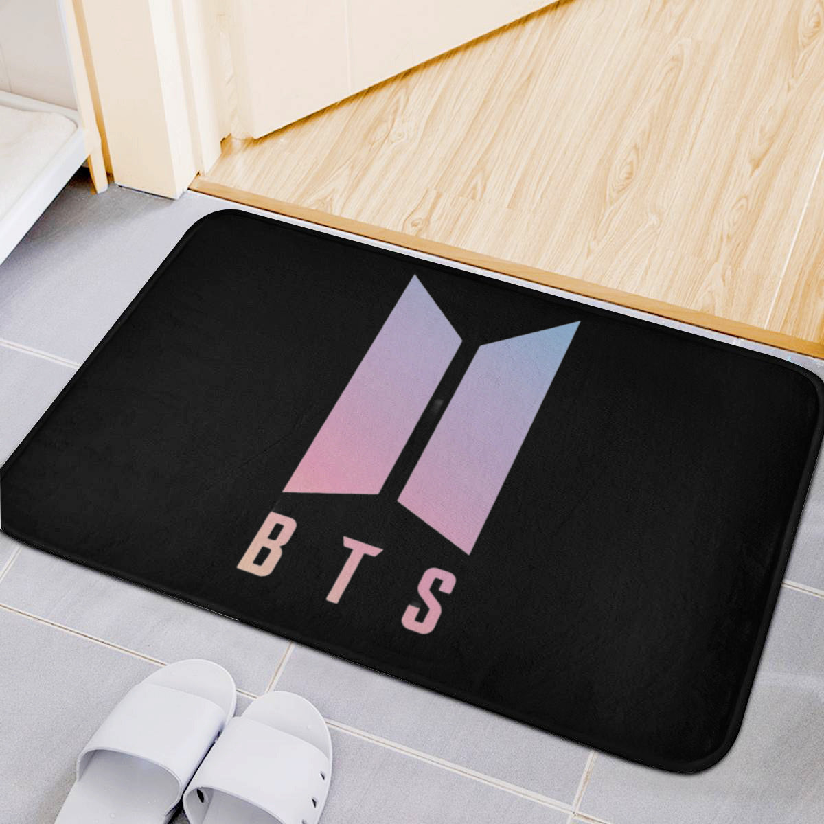 BTS Logo Home Door Area Rugs - Floor mat - Great for Army, BTS fans, house warming gift and more!
