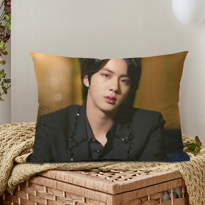BTS Jin themed Pillow sham - double sided pillow case -  Pillowcase! Great KPOP Gift!