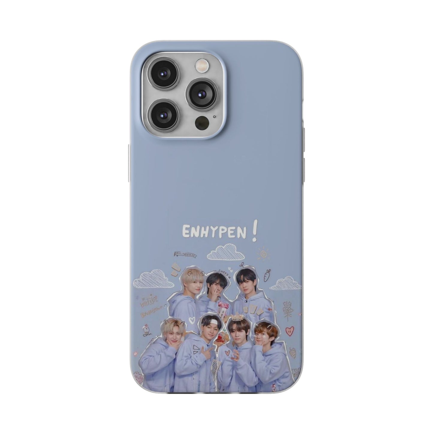 Enhypen Cell Phone Case - iPhone, Samsung and Custom Covers -  K-Pop Phone Covers, Gifts for Fans, Stylish Cell Phone Accessories
