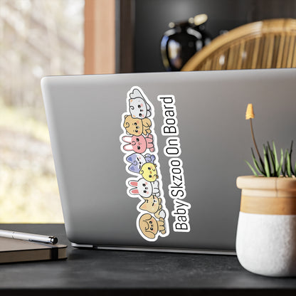 Stray Kids Baby Skzoo On Board! - Vinyl Decals, Fun Stickers - Water, UV and Scratch Resistant!
