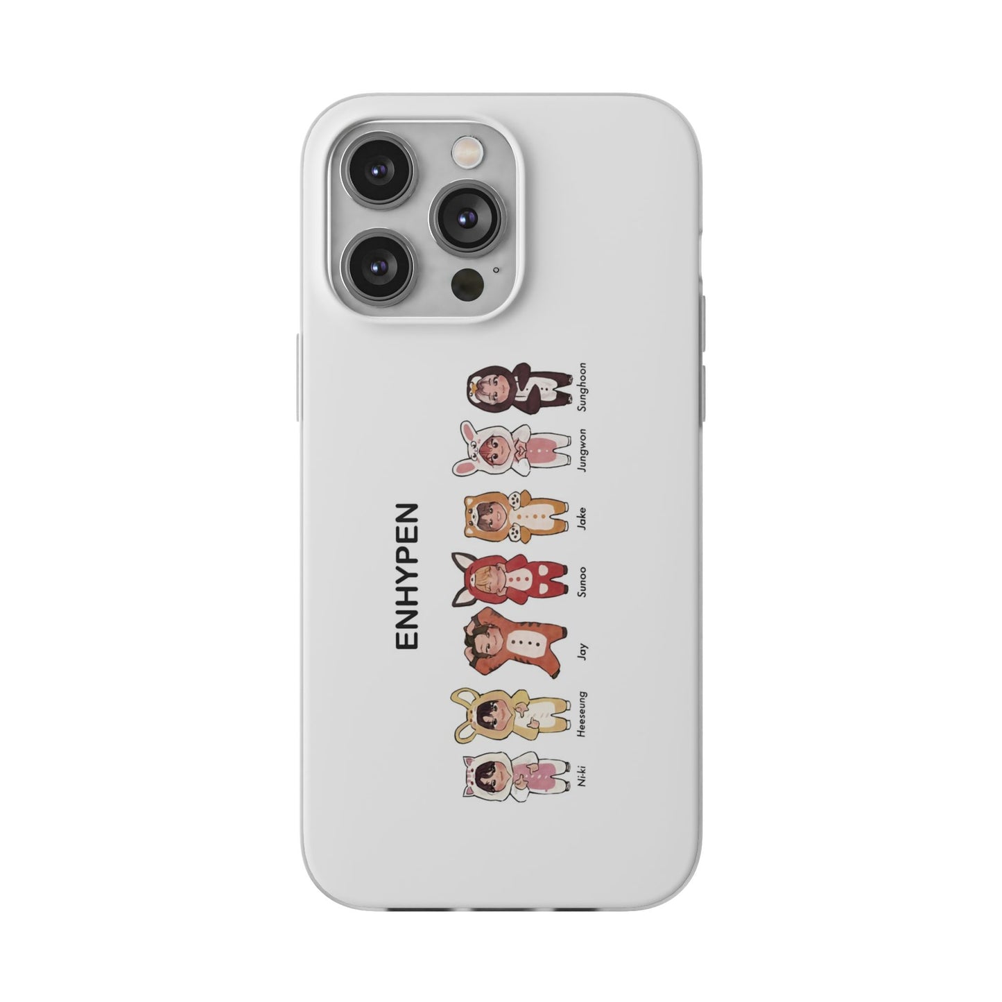 Enhypen Cell Phone Case - iPhone, Samsung and Custom Covers -  K-Pop Phone Covers, Gifts for Fans, Stylish Cell Phone Accessories