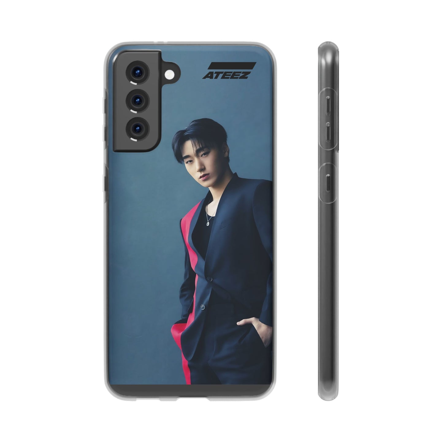 Ateez San Cell Phone Case - iPhone, Samsung and Custom Covers -  K-Pop Phone Covers, Gifts for Carats, SVT Stylish Cell Phone Accessories
