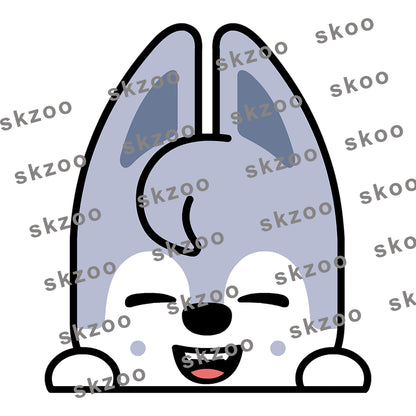 Stray Kids SKZOO Car Window Stickers Decals - WolfChan · Leebit · Dwaekki · Jiniret · HANQOUKKA  · Bbokkari  ·  PuppyM  ·  Foxl.NY