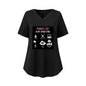 BTS Things I Do In My Spare Time Women's Short Sleeve V-Neck T-Shirt in 3 color options- Great KPop gift!