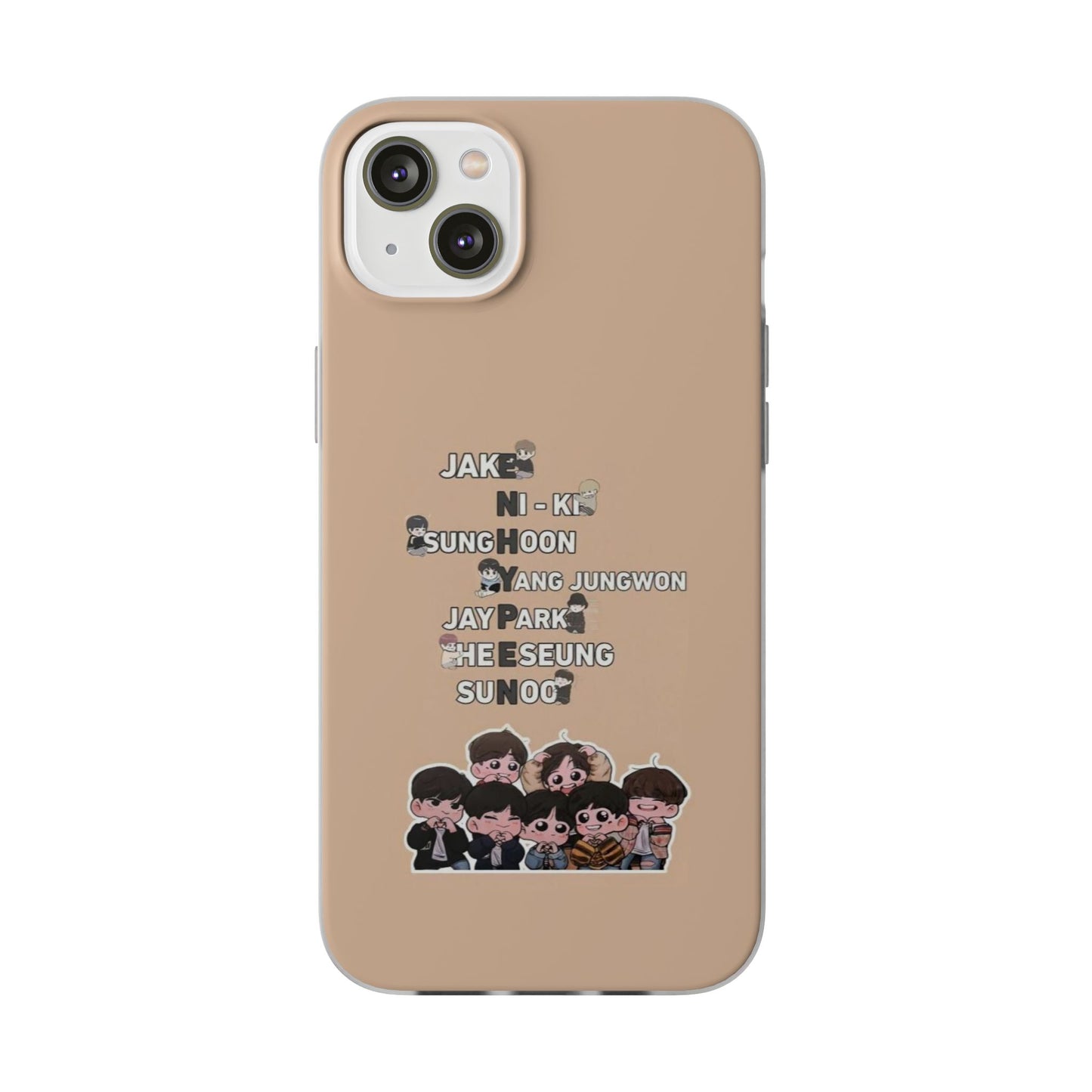 Enhypen Cell Phone Case - iPhone, Samsung and Custom Covers -  K-Pop Phone Covers, Gifts for Fans, Stylish Cell Phone Accessories