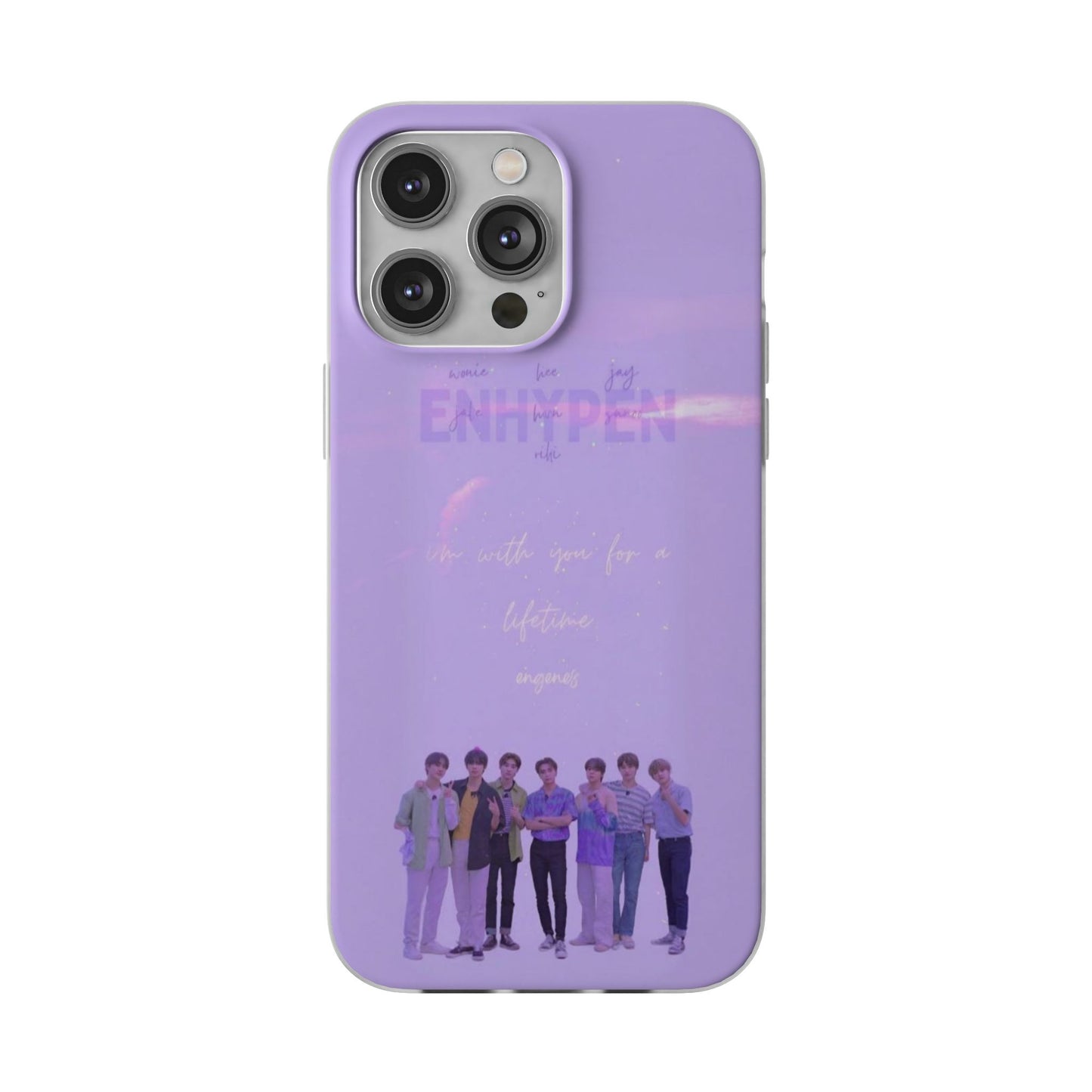 Enhypen Cell Phone Case - iPhone, Samsung and Custom Covers -  K-Pop Phone Covers, Gifts for Fans, Stylish Cell Phone Accessories