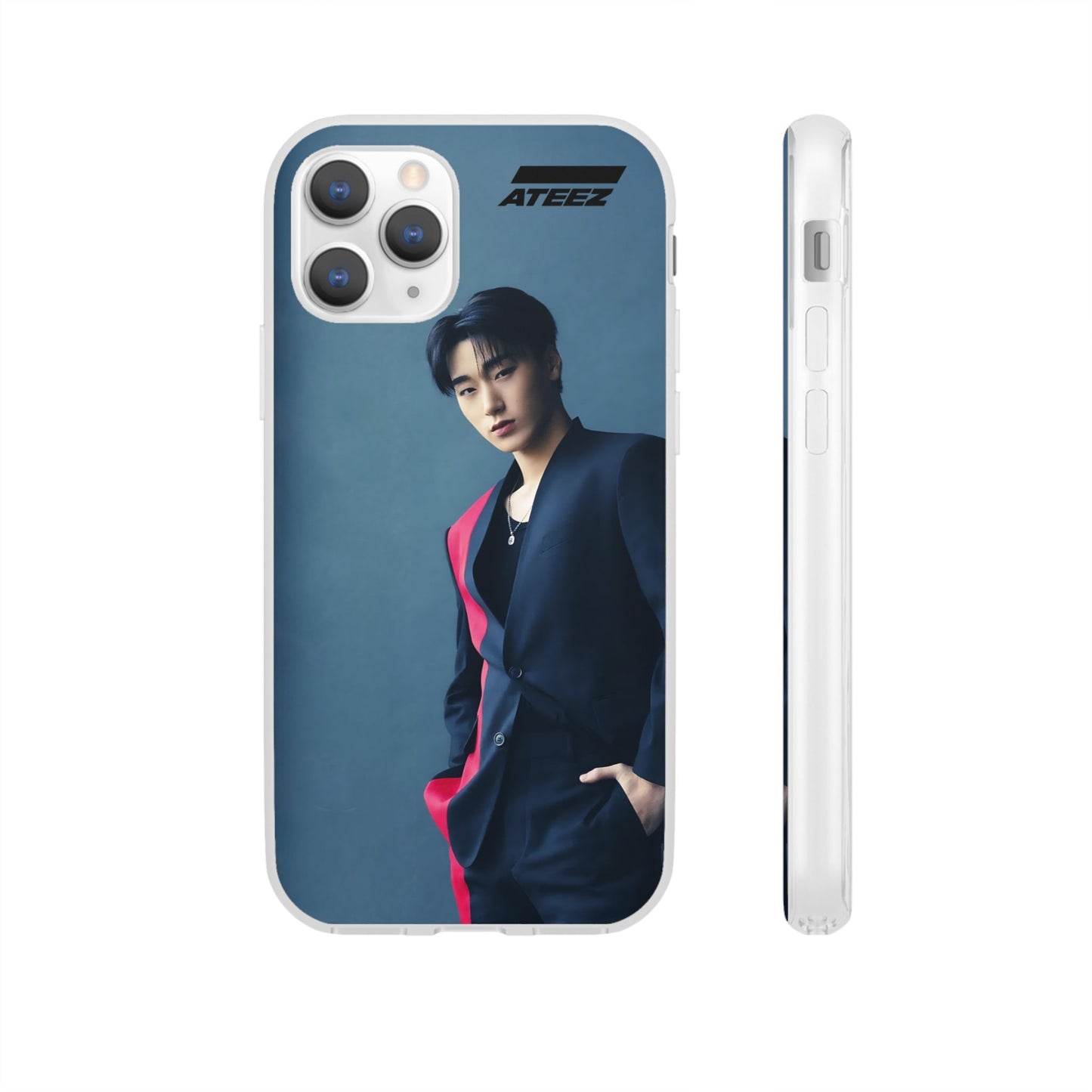 Ateez San Cell Phone Case - iPhone, Samsung and Custom Covers -  K-Pop Phone Covers, Gifts for Carats, SVT Stylish Cell Phone Accessories