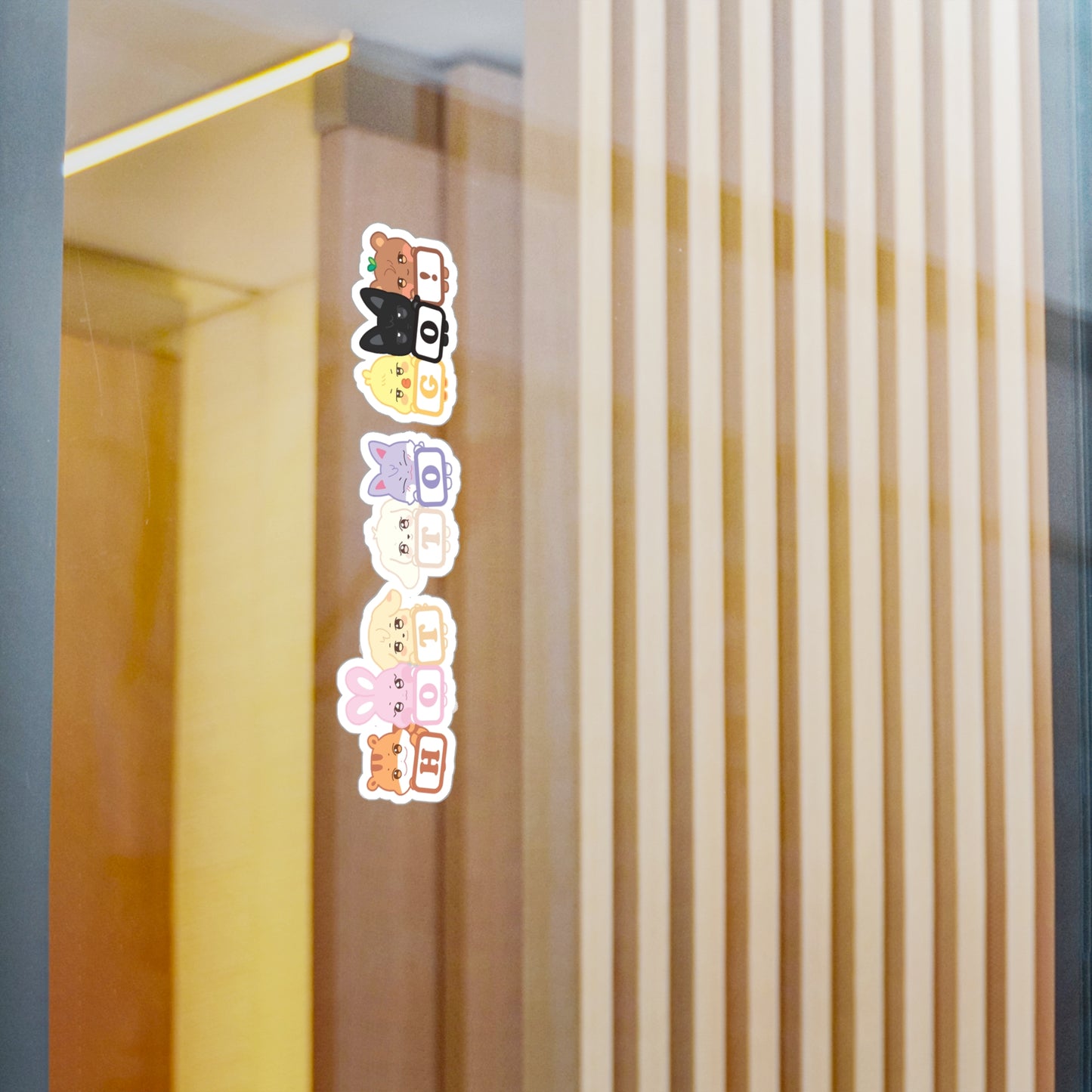 Ateez  Aniteez Hot To Go! ATINY Vinyl Decals, Fun Stickers - Water, UV and Scratch Resistant!