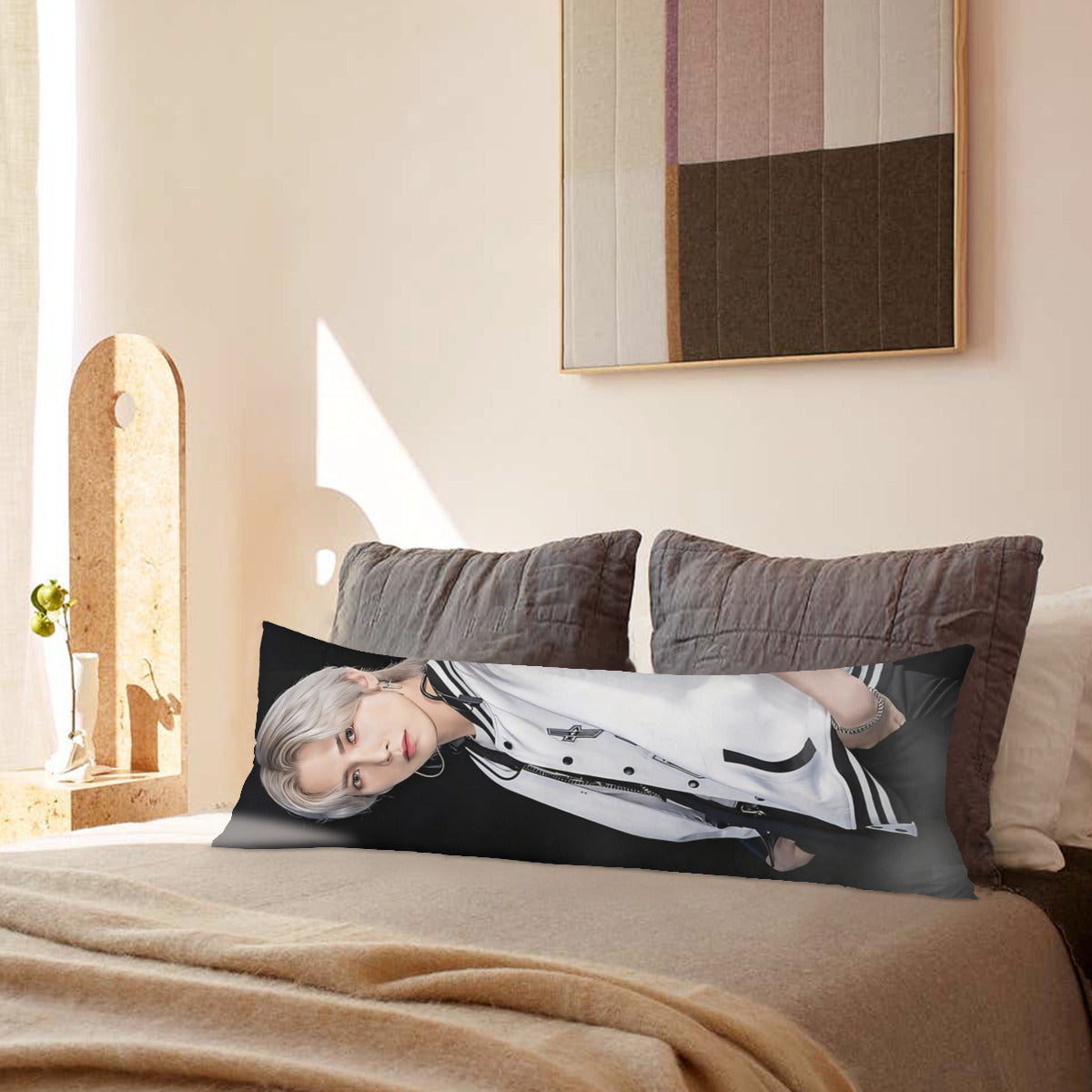 Ateez Yeosang Full Body Pillow Case - Double Sided Full Body Pillowcases - 3 sizes! Aniteez