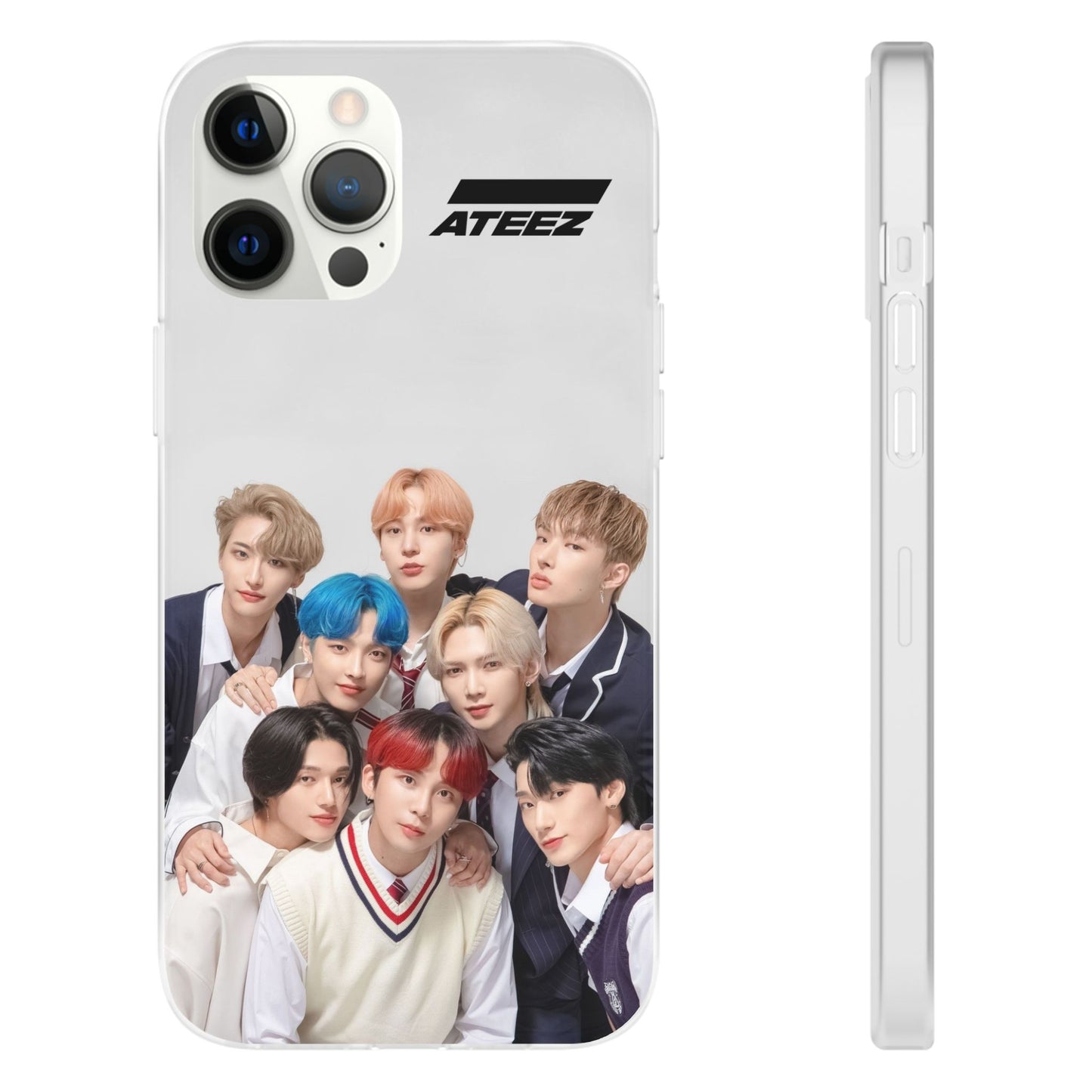 Ateez Cell Phone Case - iPhone, Samsung and Custom Covers -  K-Pop Phone Covers, Gifts for Carats, SVT Stylish Cell Phone Accessories