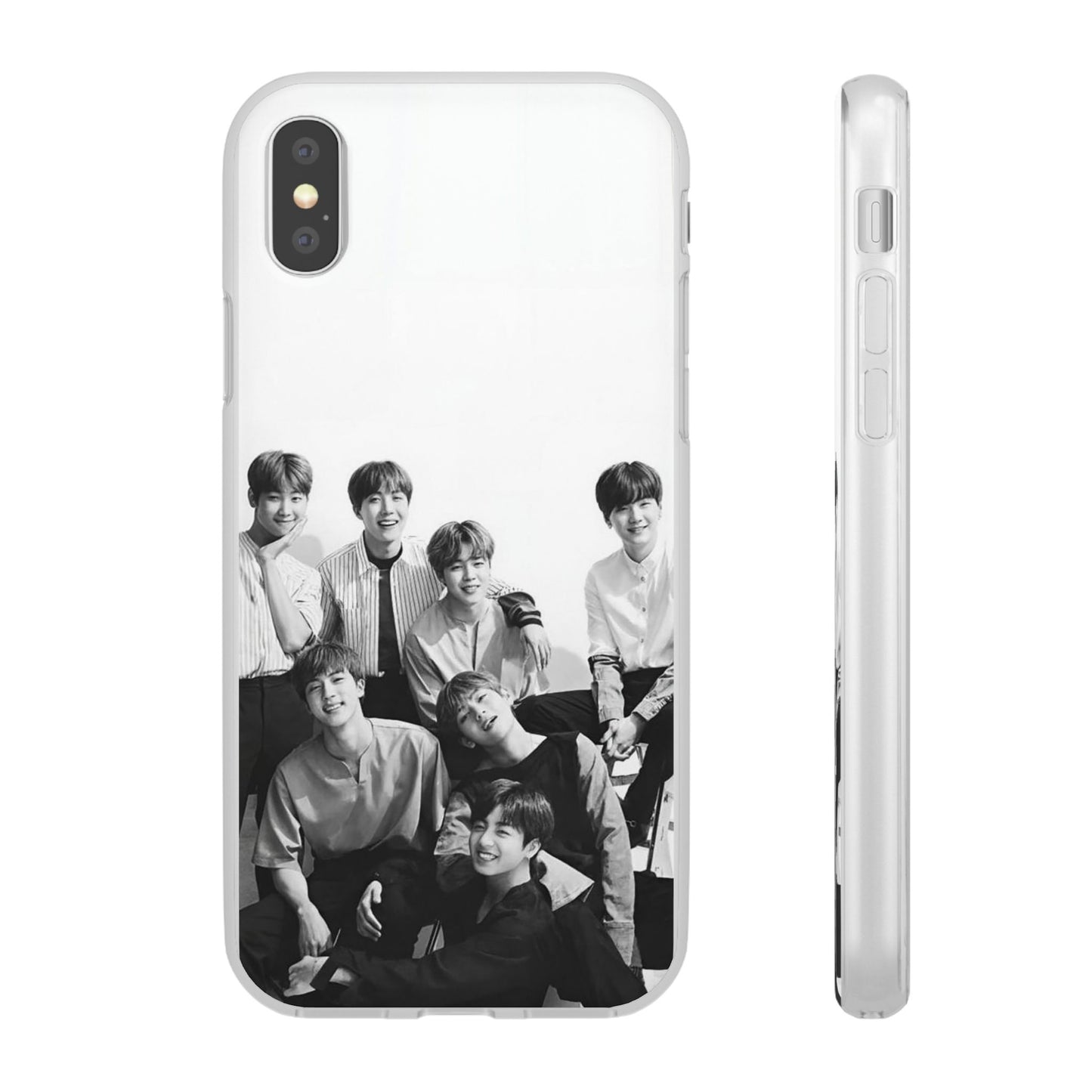 BTS OT7 B/W Cell Phone Case - iPhone, Samsung and Custom Covers -  K-Pop Phone Covers, Gifts for Fans, Stylish Cell Phone Accessories