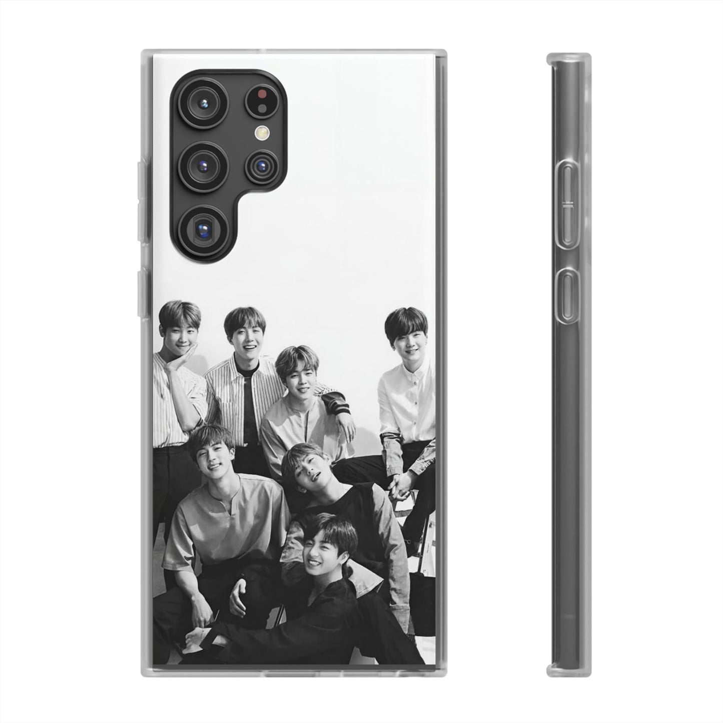 BTS OT7 B/W Cell Phone Case - iPhone, Samsung and Custom Covers -  K-Pop Phone Covers, Gifts for Fans, Stylish Cell Phone Accessories