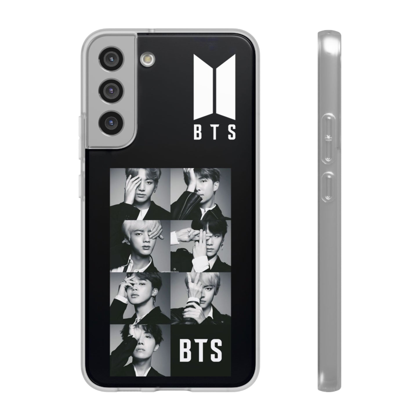 BTS OT7 B/W Cell Phone Case - iPhone, Samsung and Custom Covers -  K-Pop Phone Covers, Gifts for Fans, Stylish Cell Phone Accessories