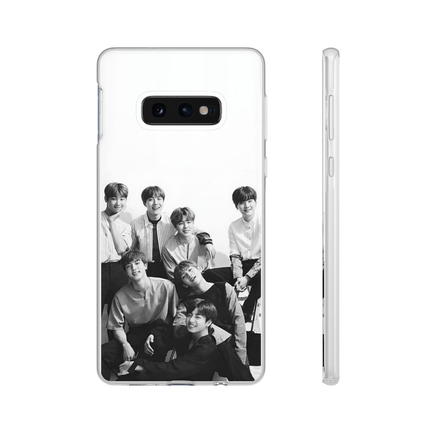 BTS OT7 B/W Cell Phone Case - iPhone, Samsung and Custom Covers -  K-Pop Phone Covers, Gifts for Fans, Stylish Cell Phone Accessories