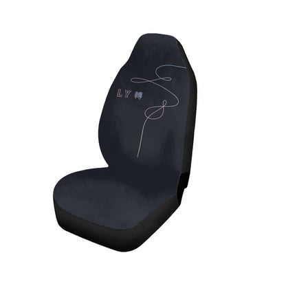 BTS Love Yourself Car Seat Microfiber Covers - Set of 2 - KPop car accessories