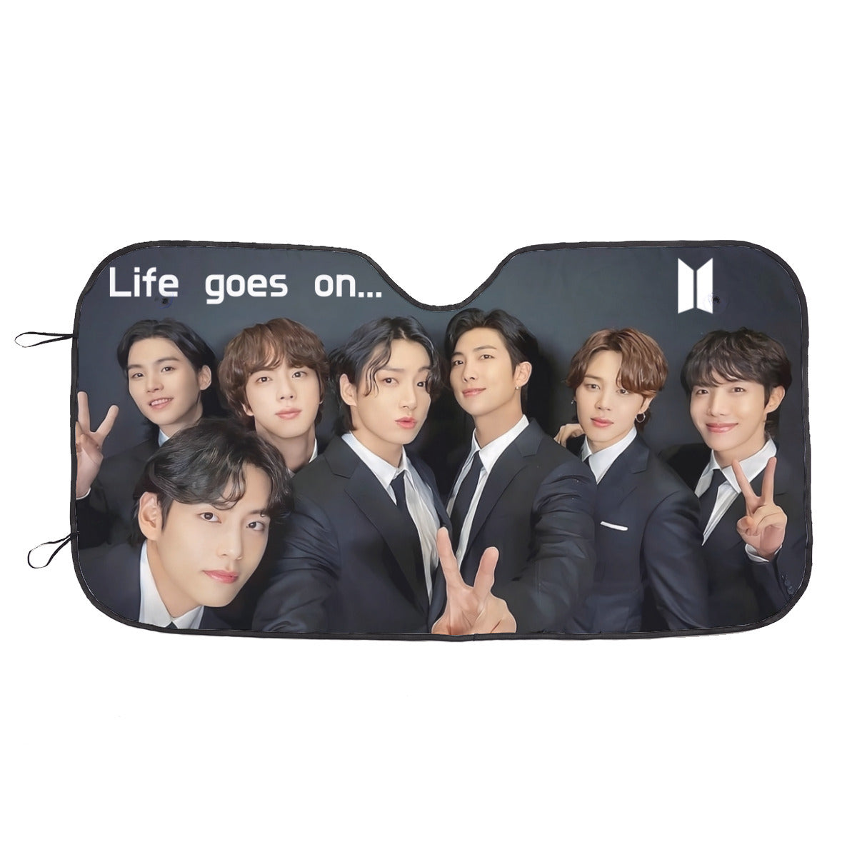 BTS OT7 Car Sun Shade -  Now in 3 sizes! BT21 Car Sun Shade - Sun Visor  - Gift for Bangtan Fan, Army Car Sunshade BTS - K-Pop Car