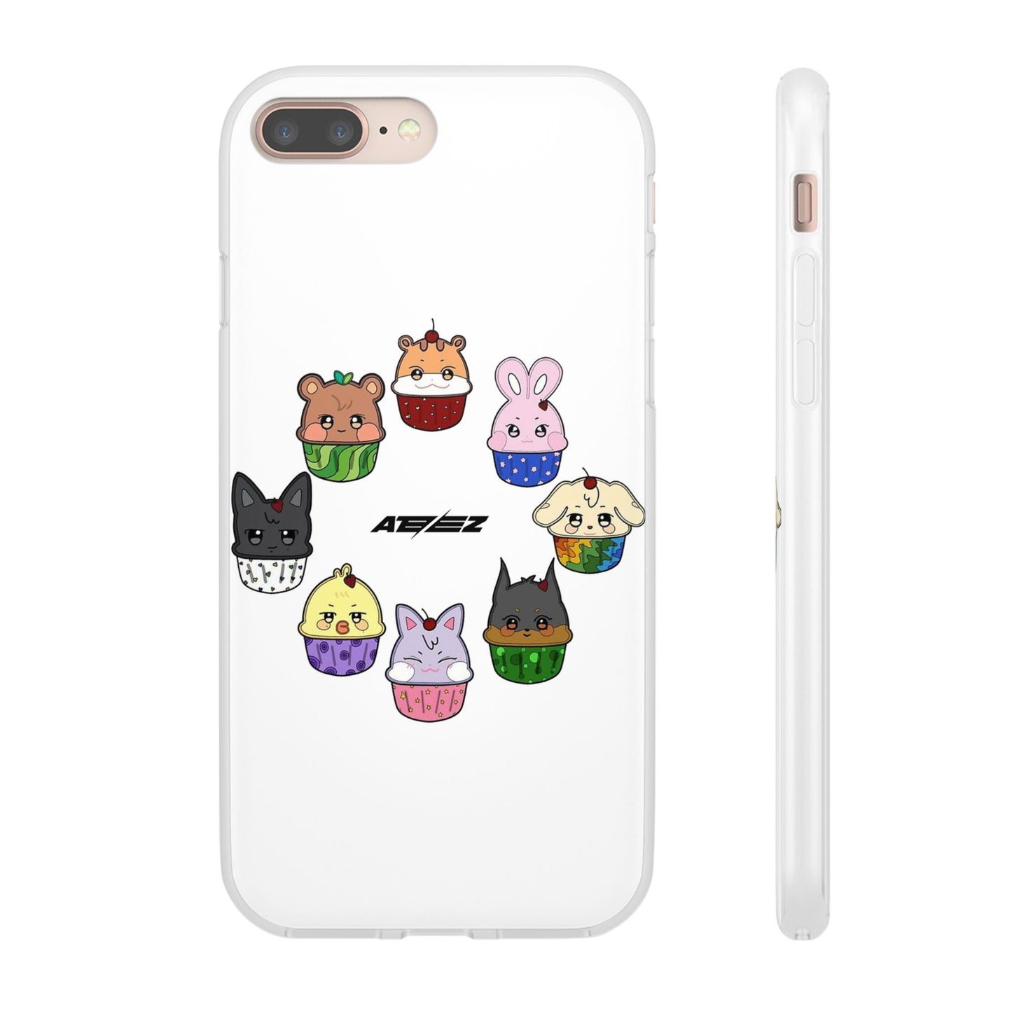Ateez - Atiny Cupcakes Cell Phone Case - iPhone, Samsung and Custom Covers -  K-Pop Phone Covers, Gifts for Carats, SVT Stylish Cell Phone Accessories