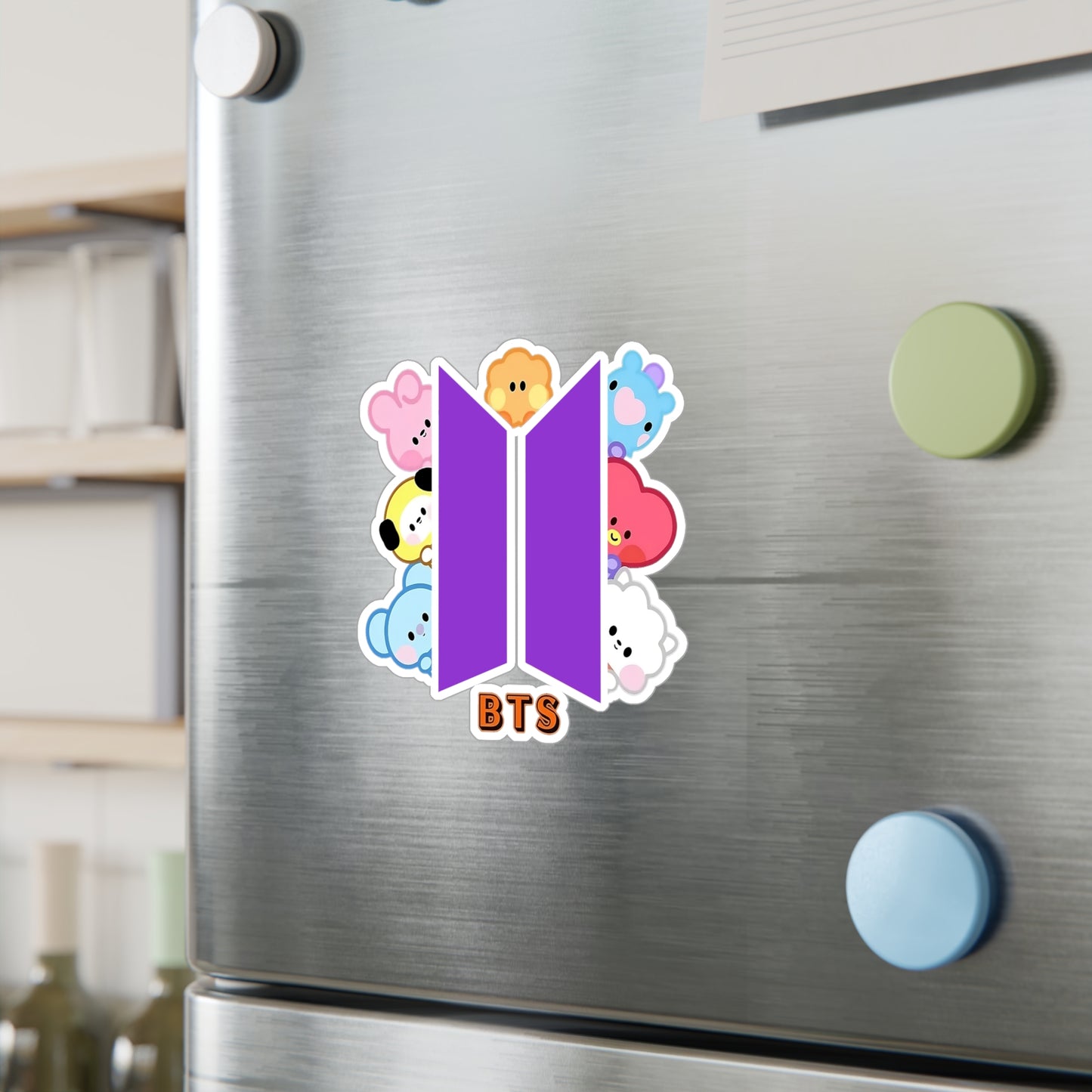 BTS - Baby BT21 Characters & Logo Vinyl Decals, Fun Stickers - Water, UV and Scratch Resistant!