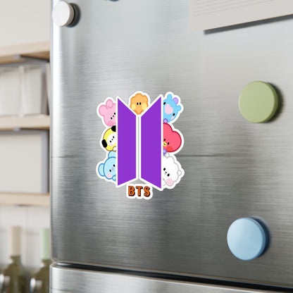 BTS - Baby BT21 Characters & Logo Vinyl Decals, Fun Stickers - Water, UV and Scratch Resistant!
