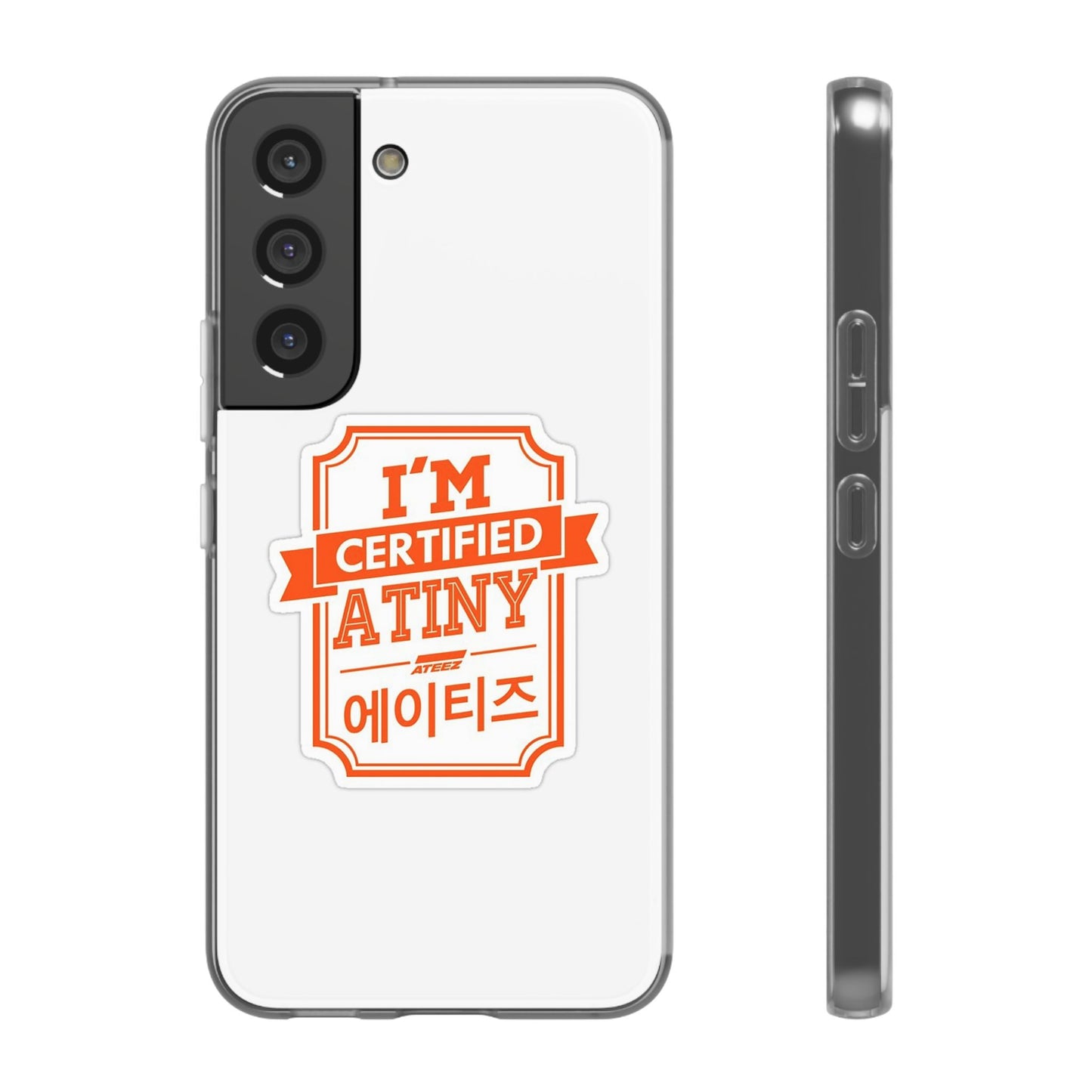 Ateez I'm Certified Atiny  Cell Phone Case - iPhone, Samsung and Custom Covers -  K-Pop Phone Covers, Gifts for Carats, SVT Stylish Cell Phone Accessories