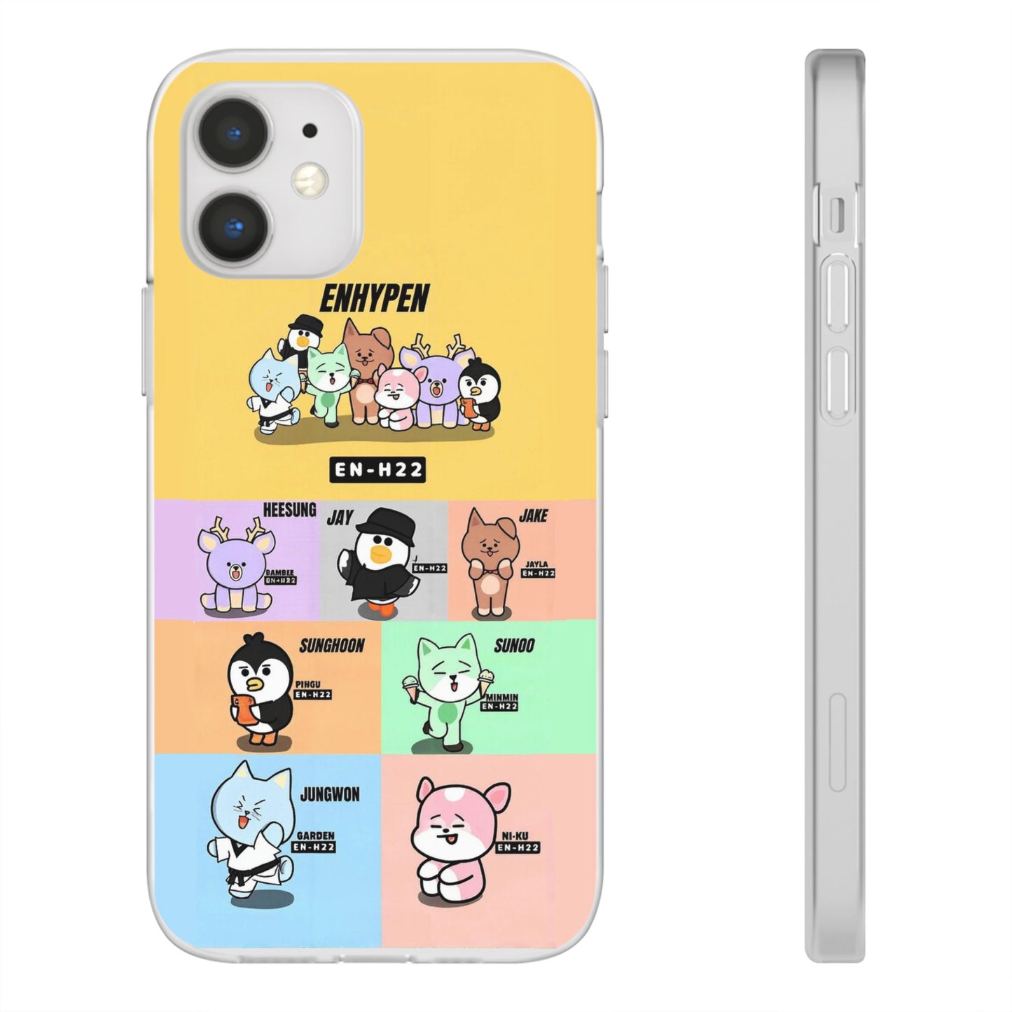 Enhypen Cell Phone Case - iPhone, Samsung and Custom Covers -  K-Pop Phone Covers, Gifts for Fans, Stylish Cell Phone Accessories