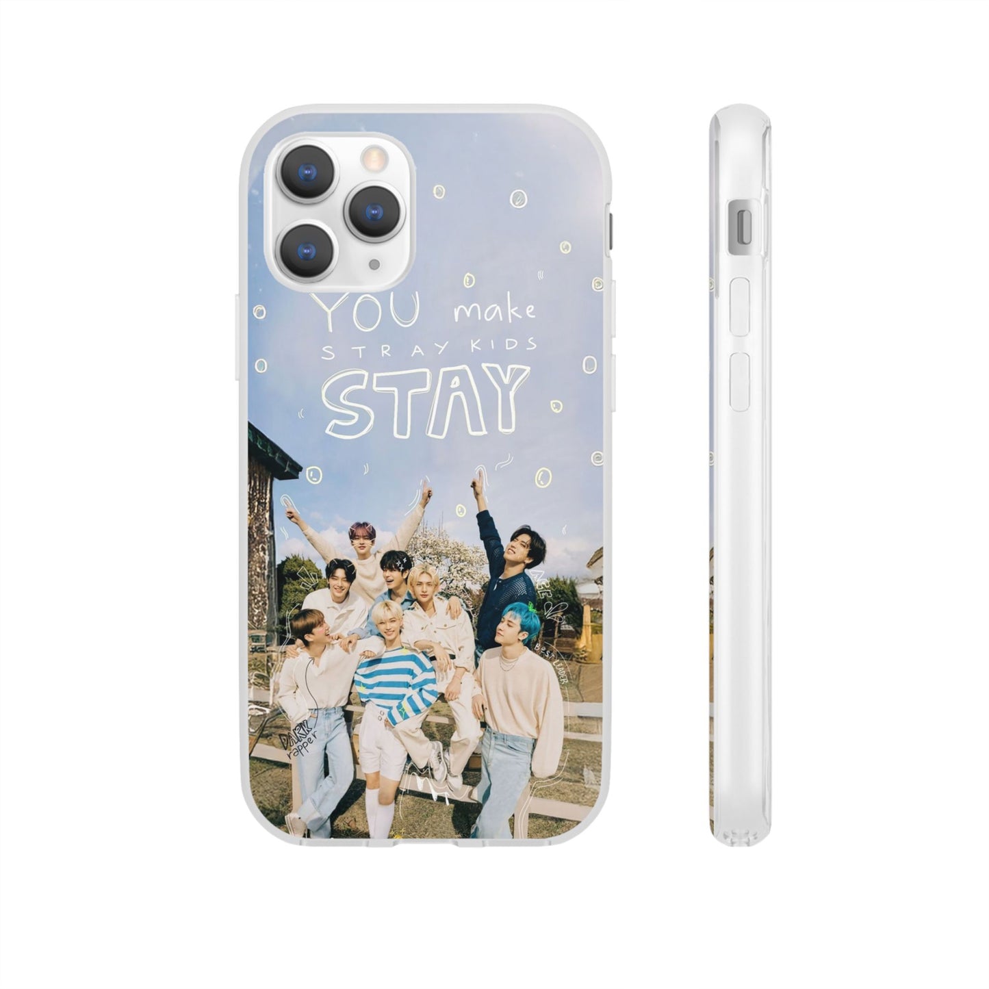 Stray Kids "You make Stray Kids Stay" Cell Phone Case - iPhone, Samsung and Custom Covers -  K-Pop Phone Covers, Gifts for Fans, Stylish Cell Phone Accessories