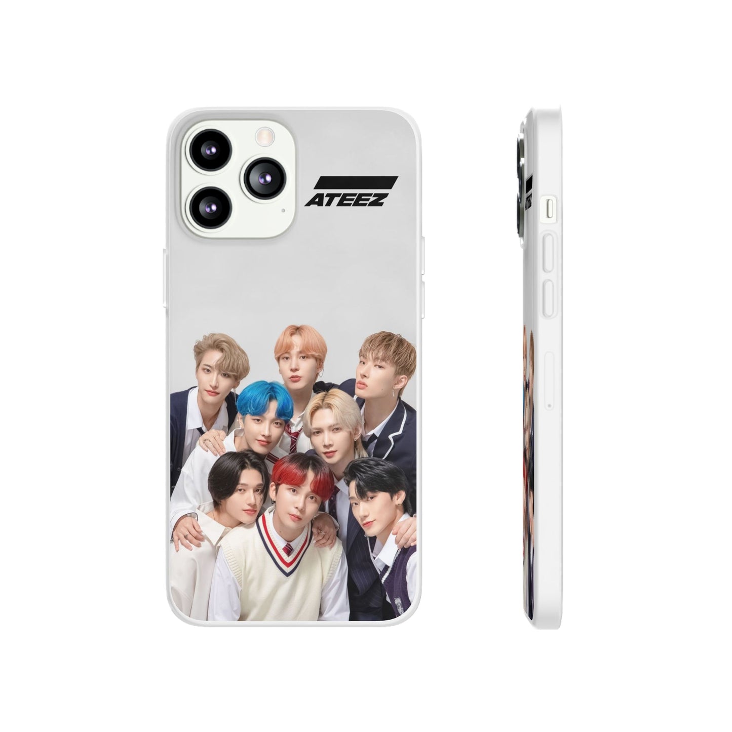Ateez Cell Phone Case - iPhone, Samsung and Custom Covers -  K-Pop Phone Covers, Gifts for Carats, SVT Stylish Cell Phone Accessories