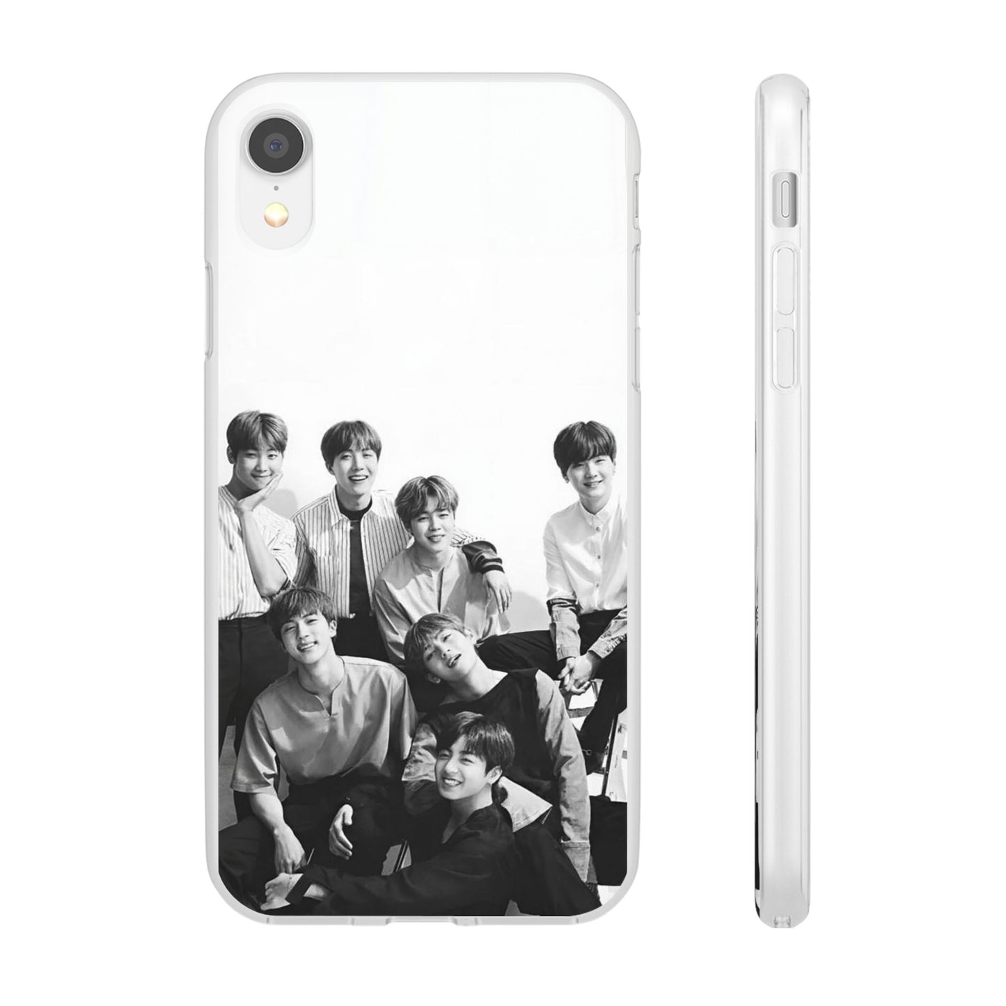 BTS OT7 B/W Cell Phone Case - iPhone, Samsung and Custom Covers -  K-Pop Phone Covers, Gifts for Fans, Stylish Cell Phone Accessories
