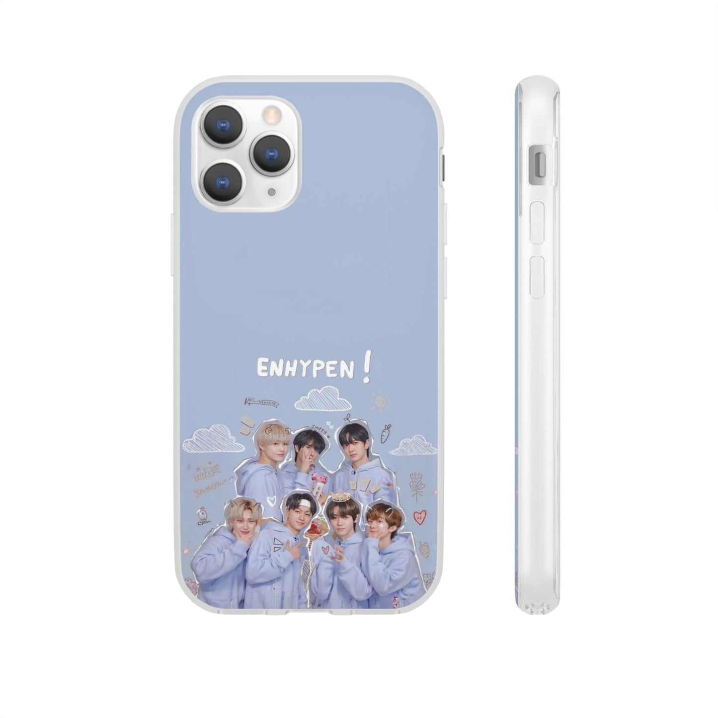 Enhypen Cell Phone Case - iPhone, Samsung and Custom Covers -  K-Pop Phone Covers, Gifts for Fans, Stylish Cell Phone Accessories