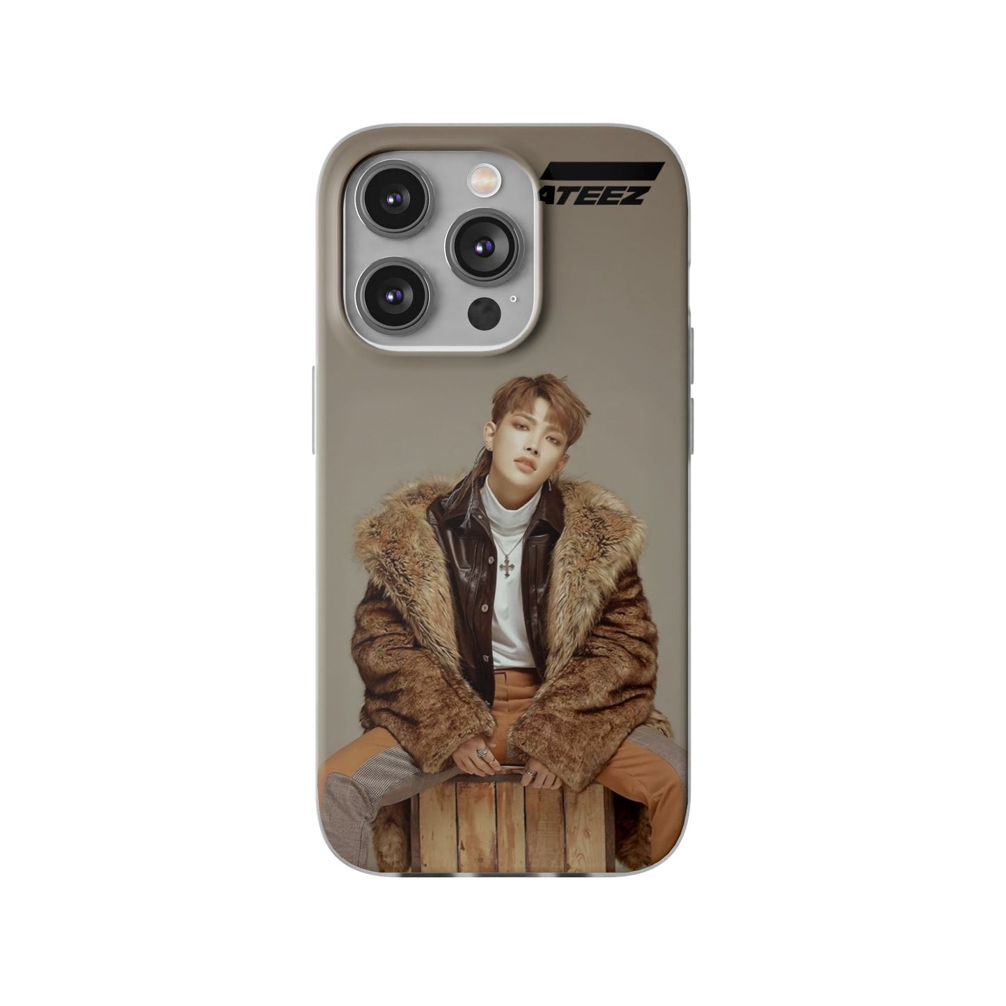 Ateez Hongjoong  Cell Phone Case - iPhone, Samsung and Custom Covers -  K-Pop Phone Covers, Gifts for Carats, SVT Stylish Cell Phone Accessories