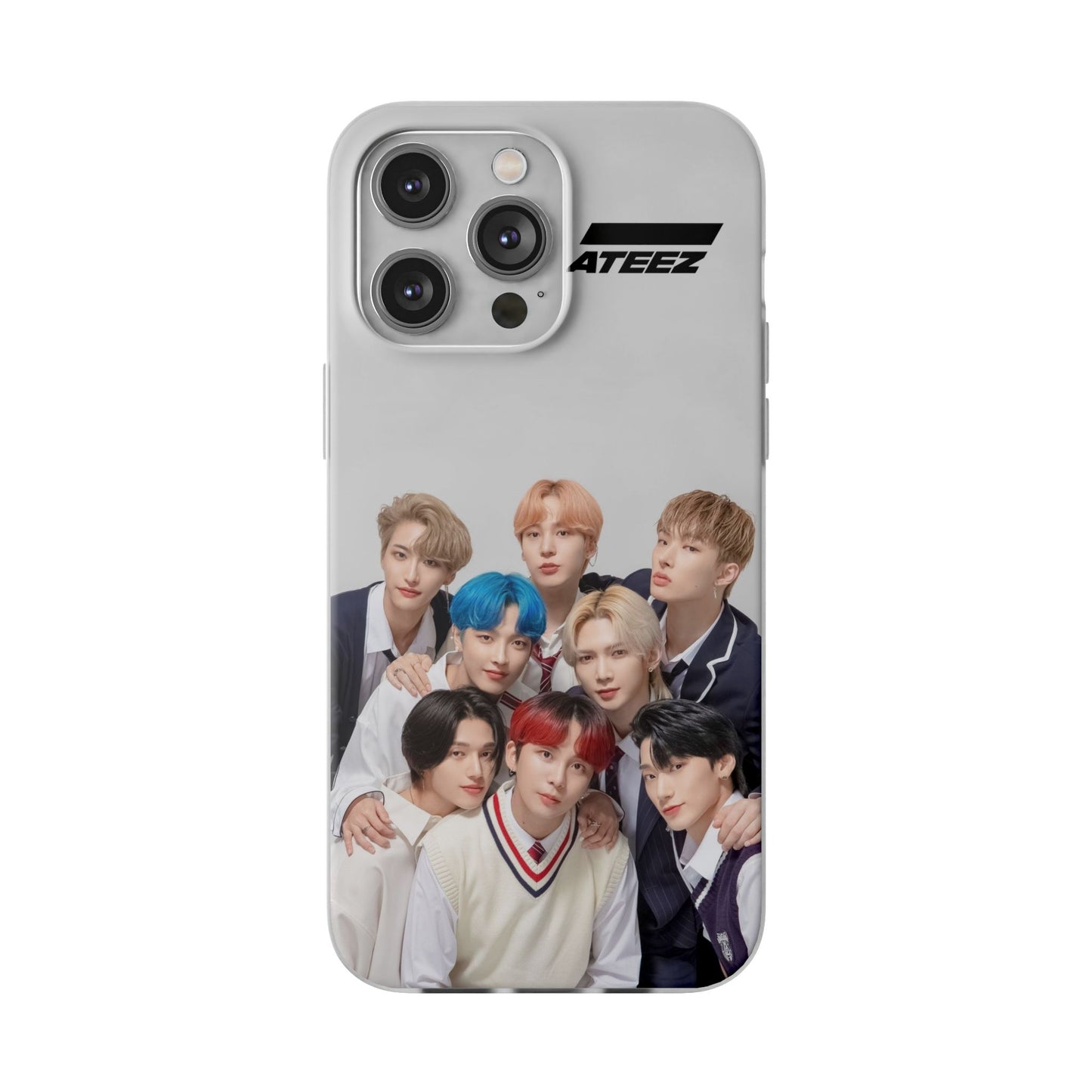 Ateez Cell Phone Case - iPhone, Samsung and Custom Covers -  K-Pop Phone Covers, Gifts for Carats, SVT Stylish Cell Phone Accessories