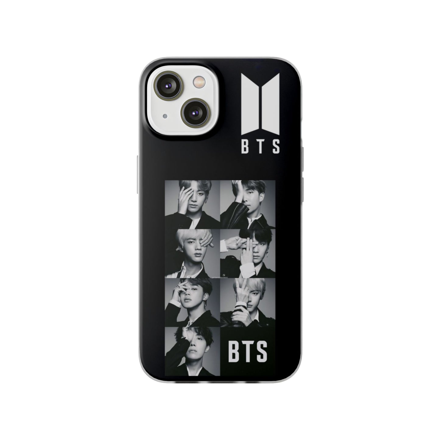 BTS OT7 B/W Cell Phone Case - iPhone, Samsung and Custom Covers -  K-Pop Phone Covers, Gifts for Fans, Stylish Cell Phone Accessories