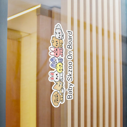 Stray Kids Baby Skzoo On Board! - Vinyl Decals, Fun Stickers - Water, UV and Scratch Resistant!