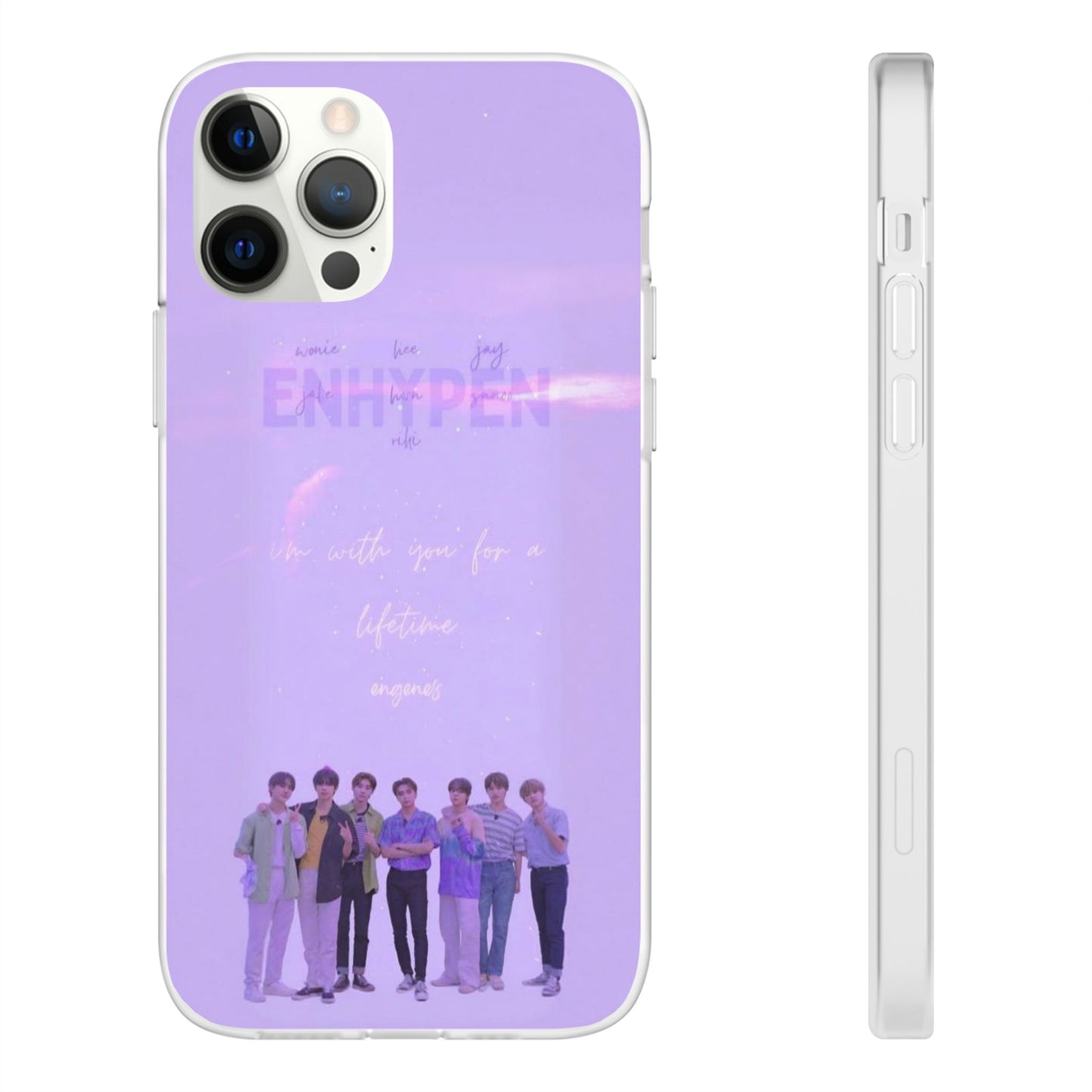 Enhypen Cell Phone Case - iPhone, Samsung and Custom Covers -  K-Pop Phone Covers, Gifts for Fans, Stylish Cell Phone Accessories